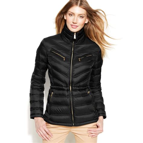 michael kors puffer parka|michael kors ladies padded coats.